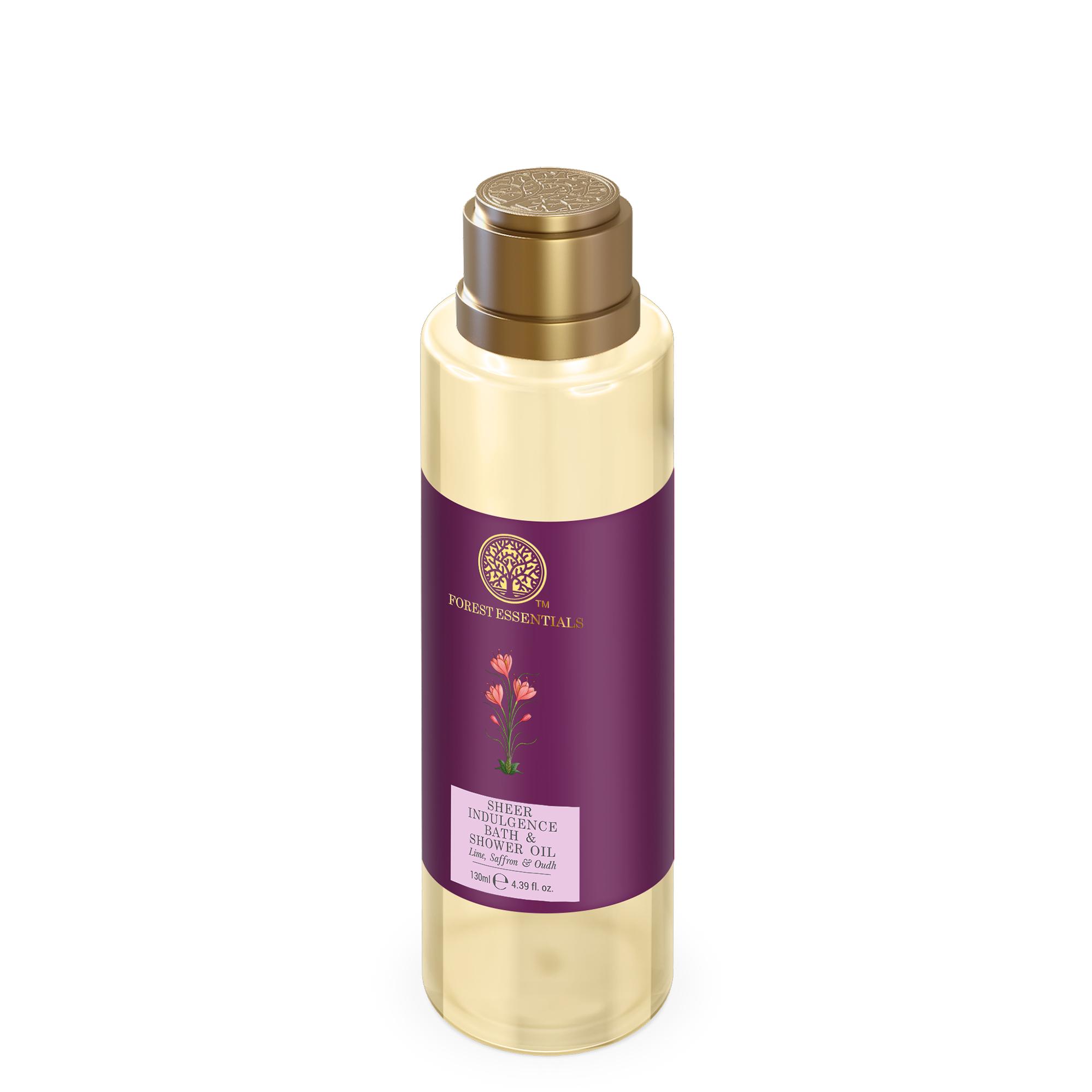 Sheer Indulgence Bath and Shower Oil Lime, Saffron & Oudh
