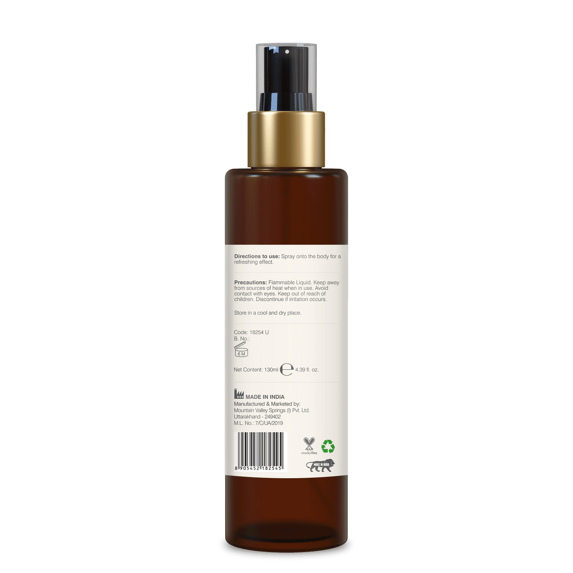 Forest Essentials Scented Body Mist Jasmine and Saffron