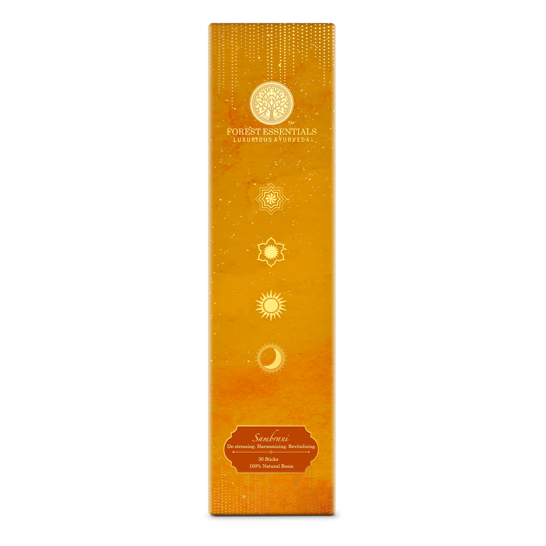 Forest Essentials Sambrani De-stressing. Harmonising. Revitalising  Incense Sticks 30 Sticks