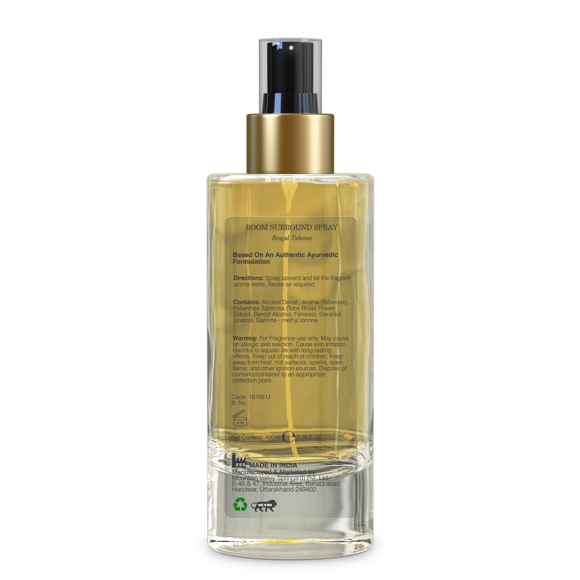 Forest Essentials Room Surround Spray Rajnigandha Bengal Tuberose 100ml