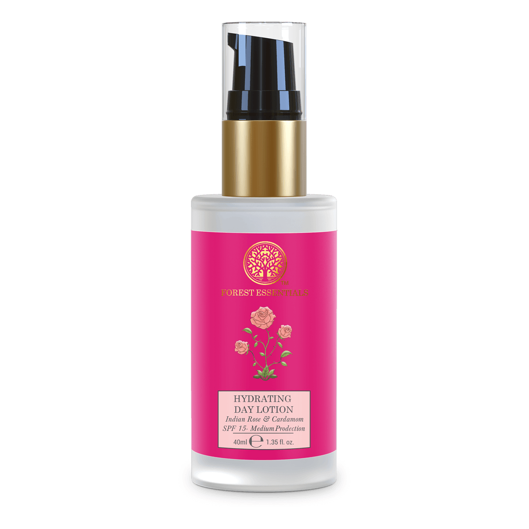 Hydrating Day Lotion Indian Rose and Cardamom - SPF 15