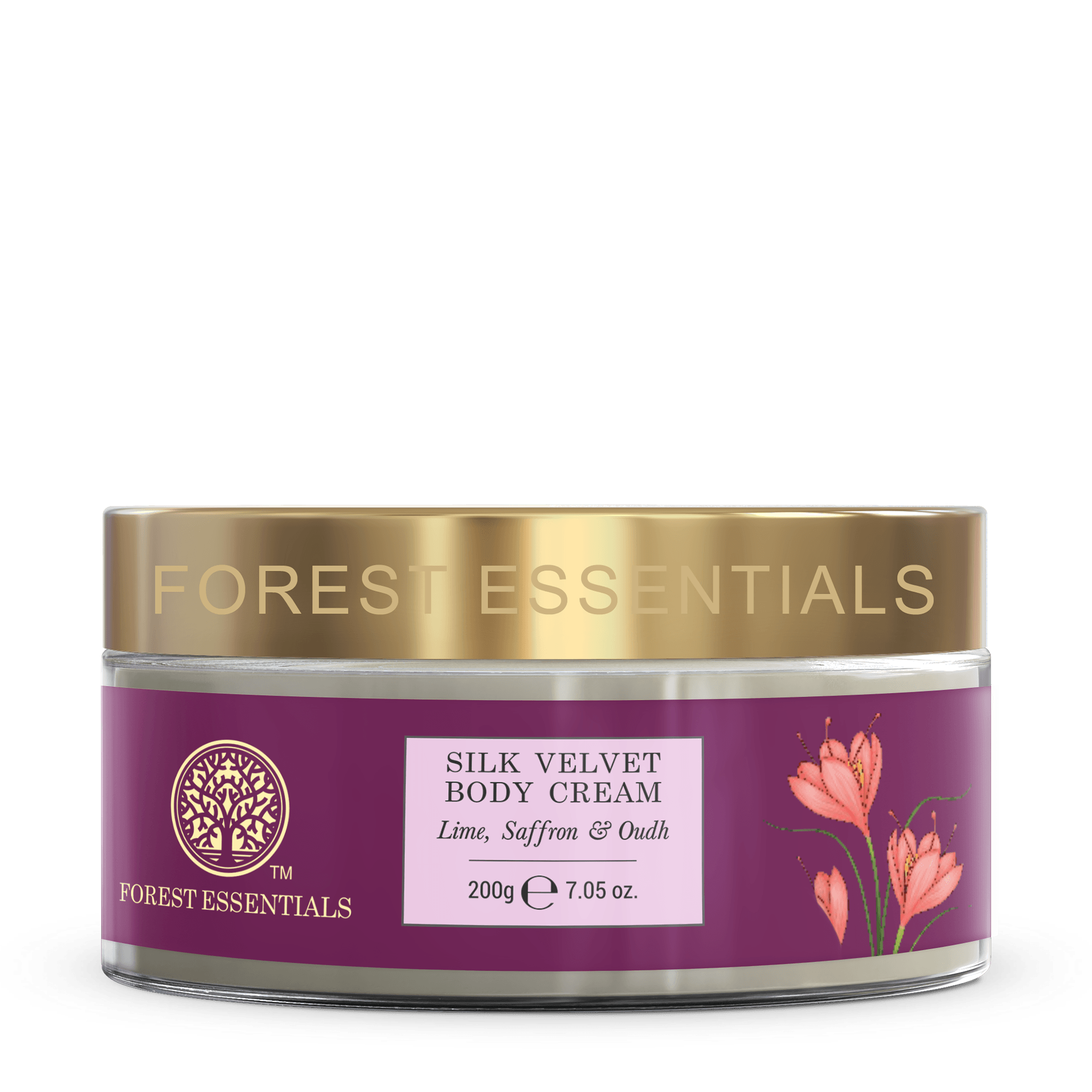 Silk Velvet Body Cream Lime, Saffron & Oudh