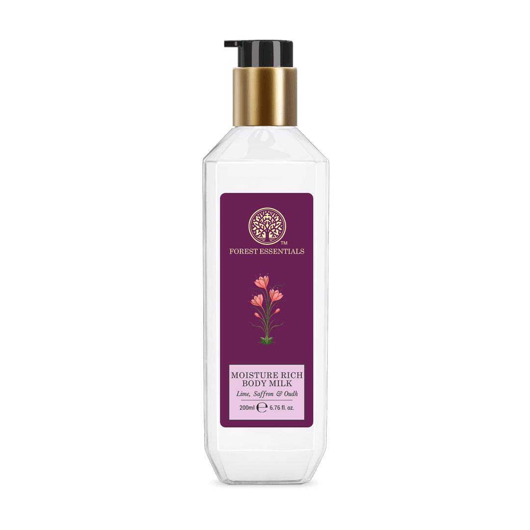 Moisture Rich Body Milk Lime, Saffron & Oudh