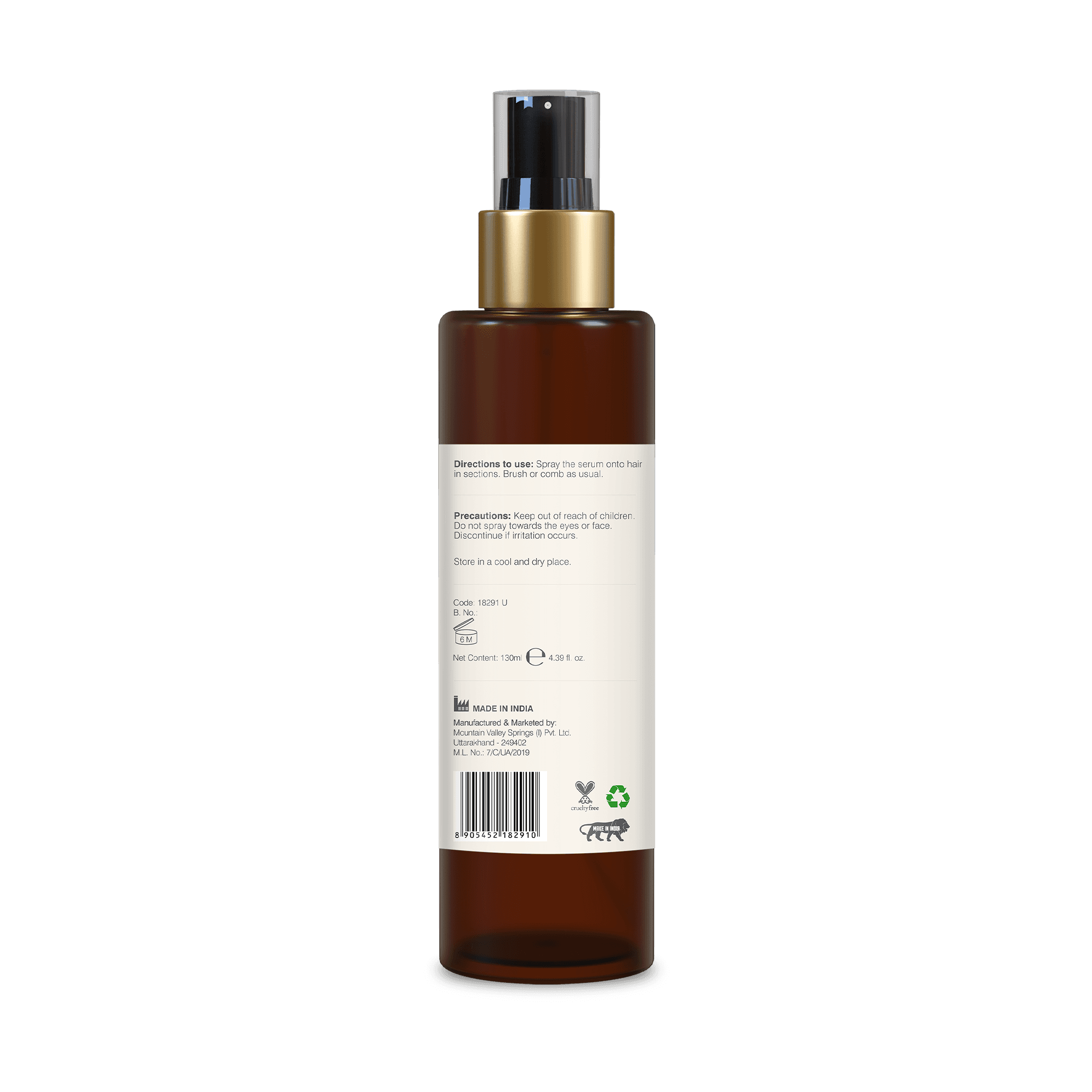 Hair Volumizing Spray Bhringraj and Shikakai