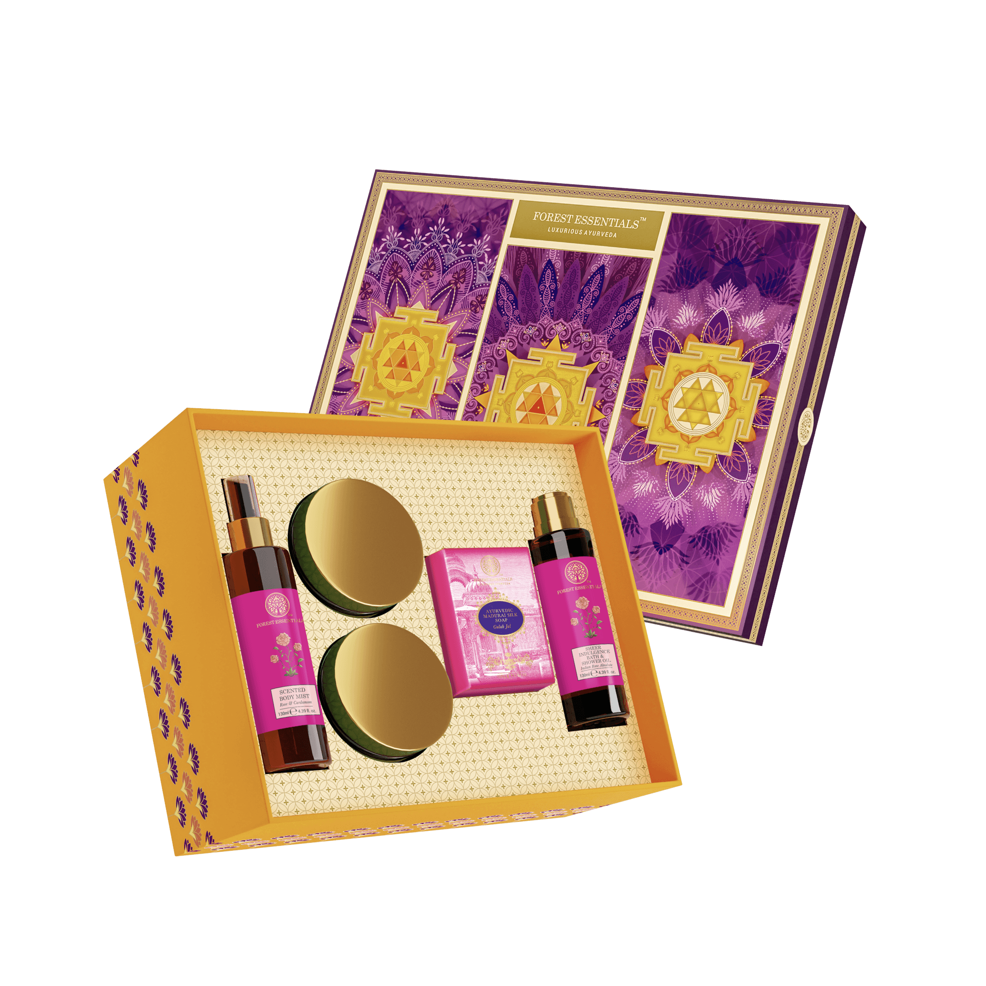 Medium Rectangular Box Rose Collection