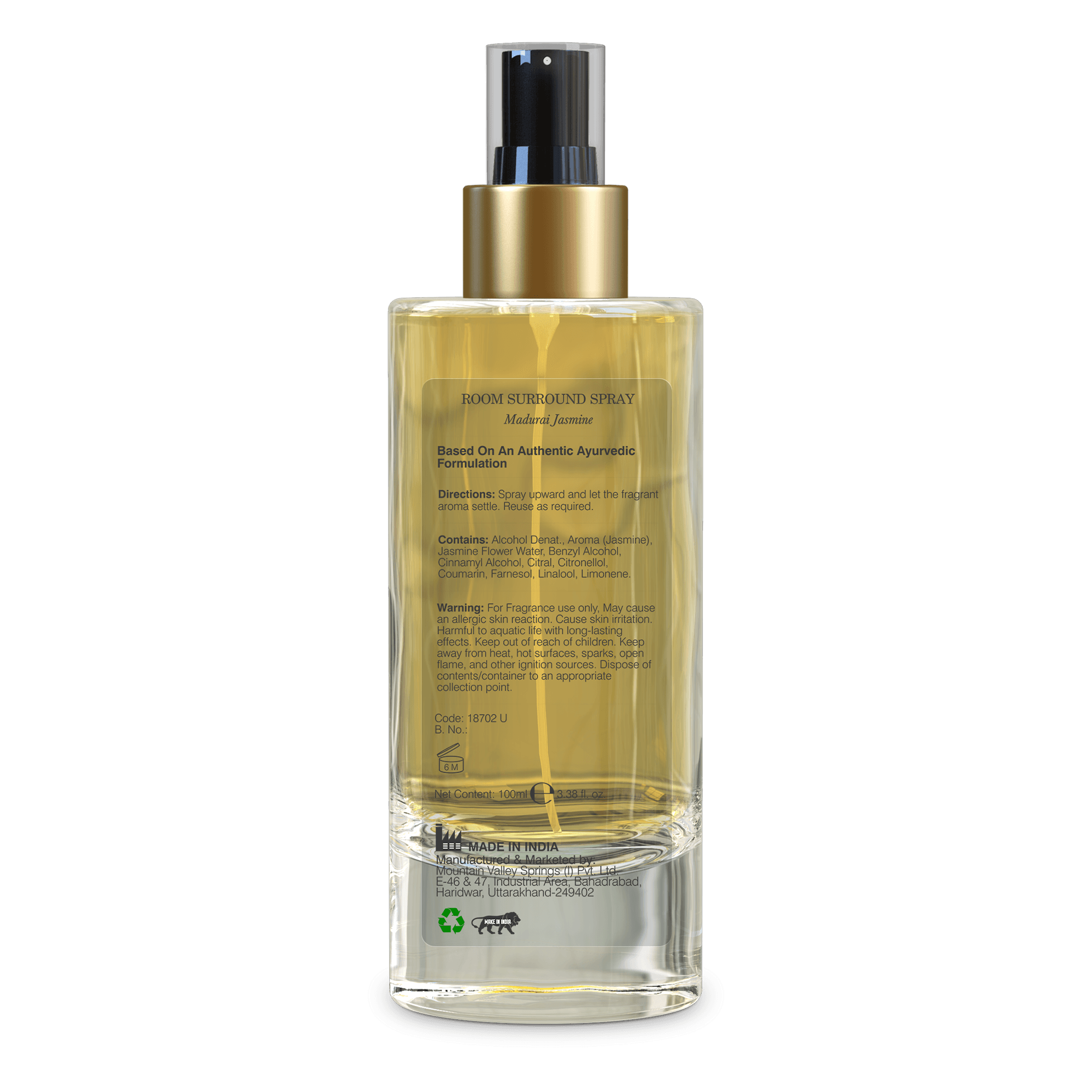 Room Surround Spray Malathi Madurai Jasmine 100ml