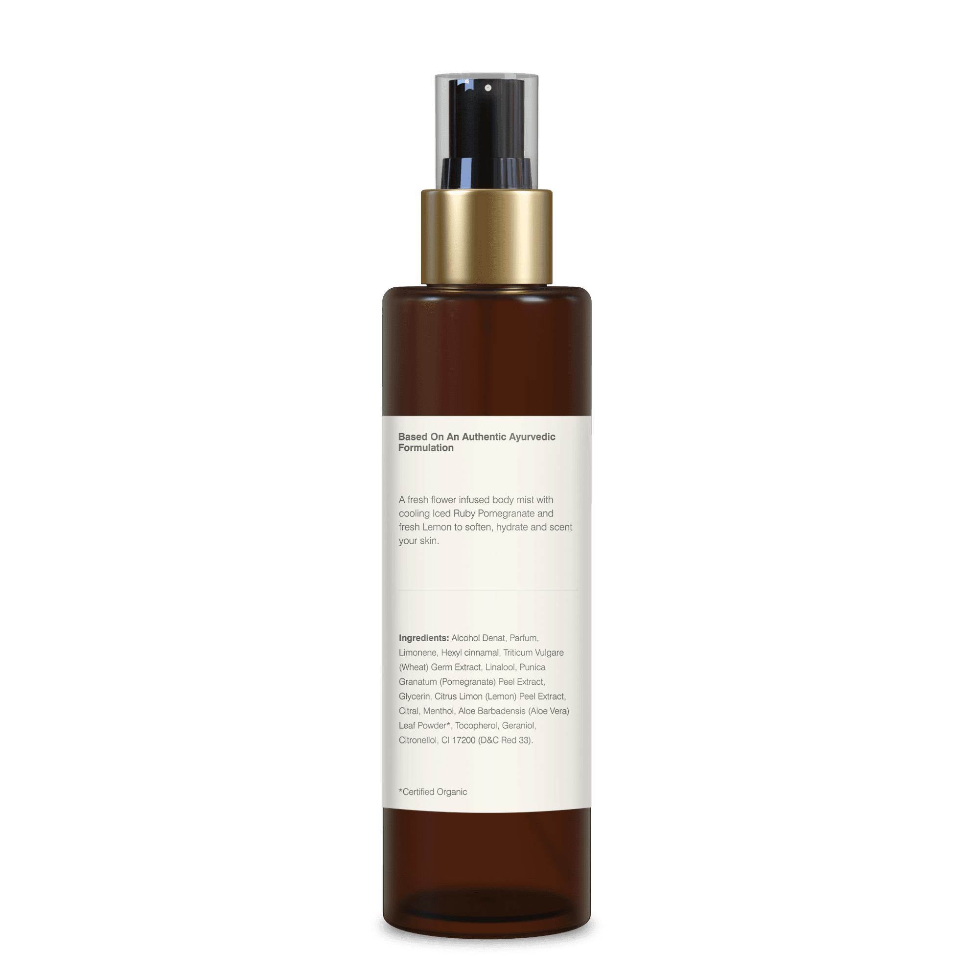Scented Body Mist - Iced Ruby Pomegranate & Lemon 130ml