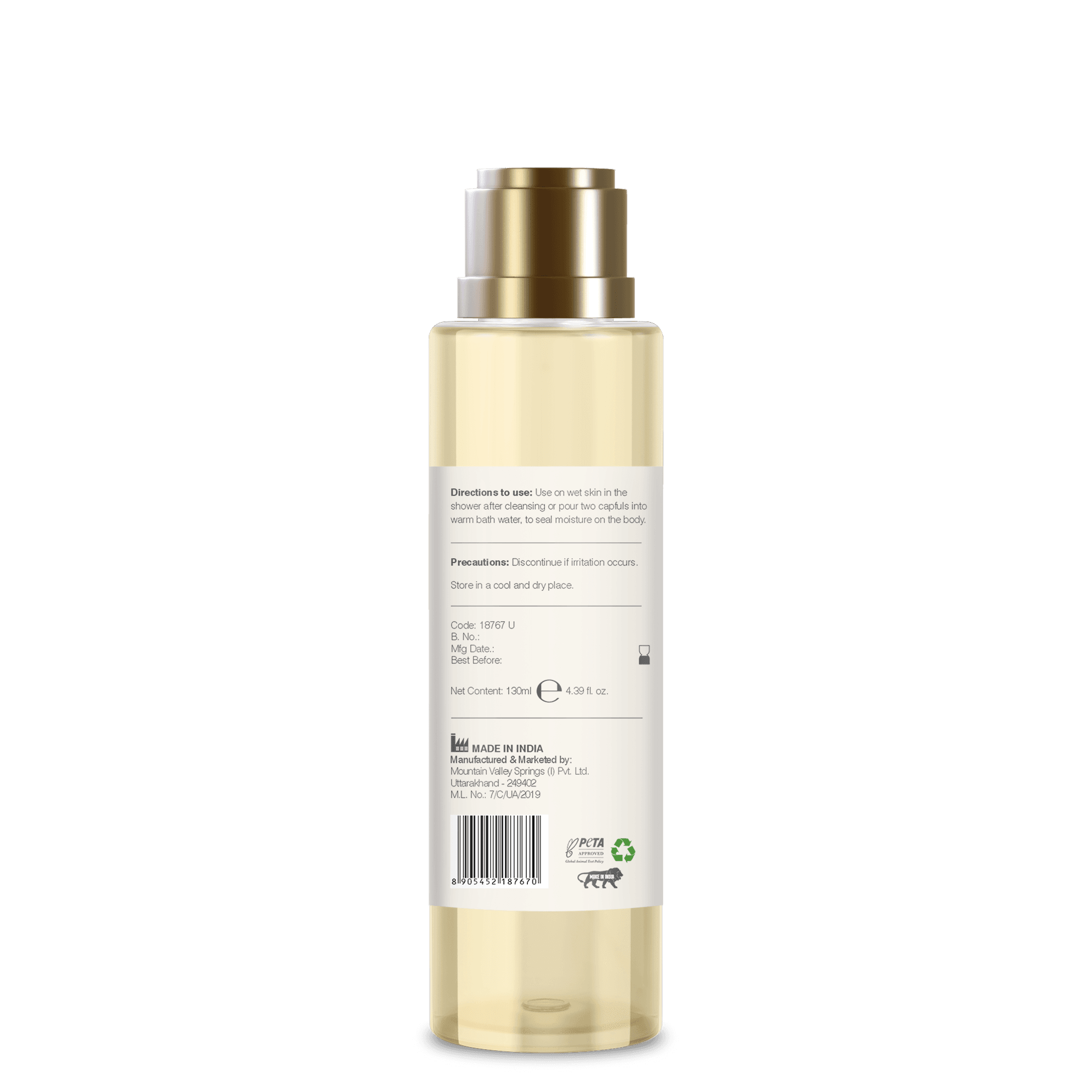 Sheer Indulgence Bath and Shower Oil Honey & Vanilla