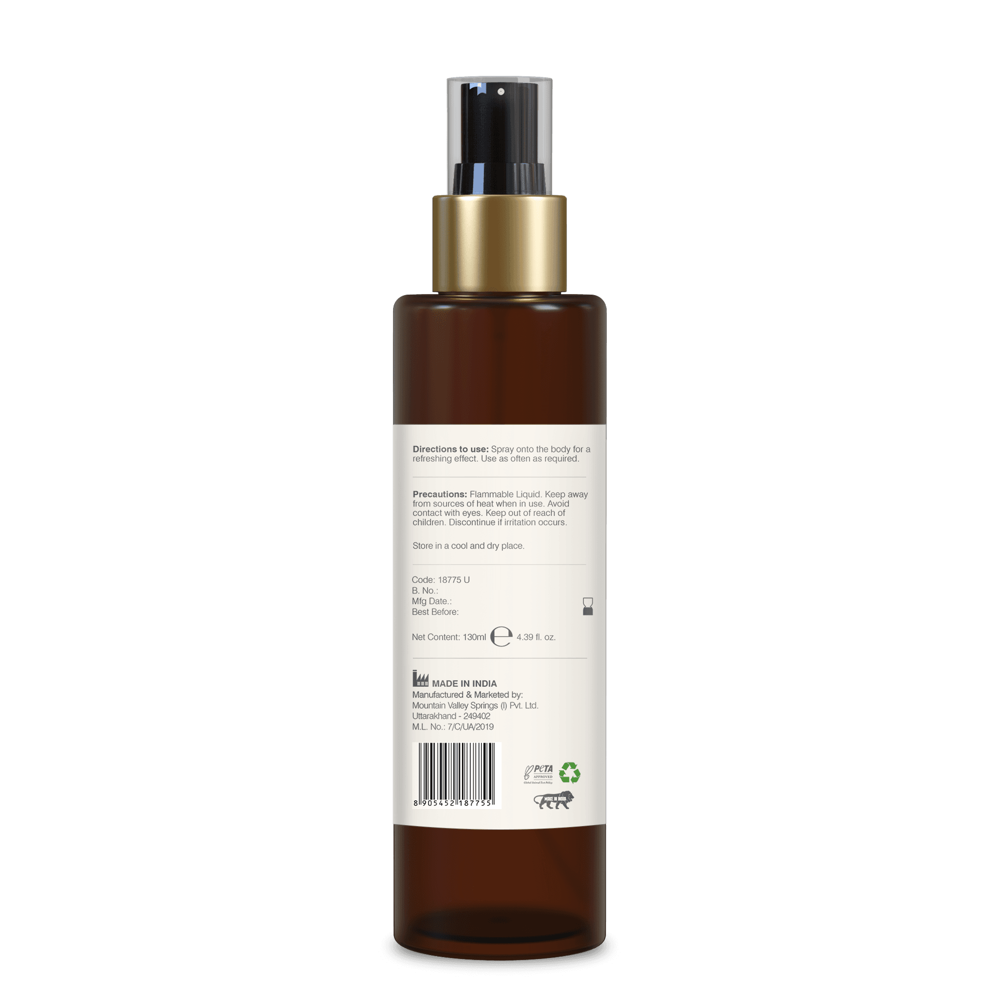 Scented Body Mist - Honey & Vanilla